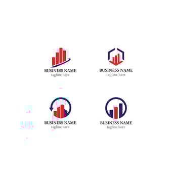 Finance logo template  vector