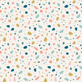 Colorful Terrazzo Seamless Texture vector