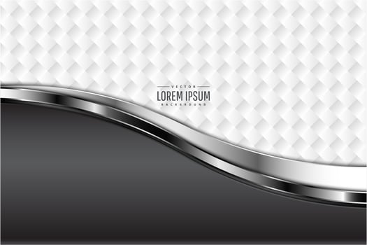 Curved Metallic Panels with Border and Paper Texture vector