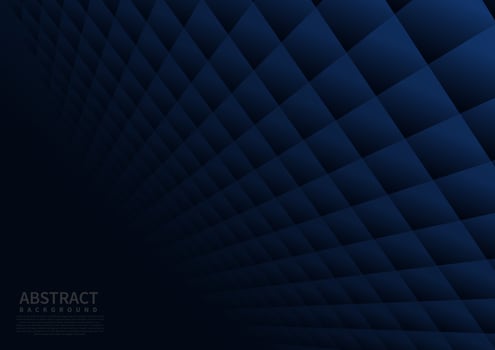 Dark Blue Abstract Geometric Square Pattern Background vector