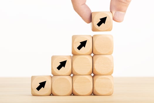 Business growth process concept photo