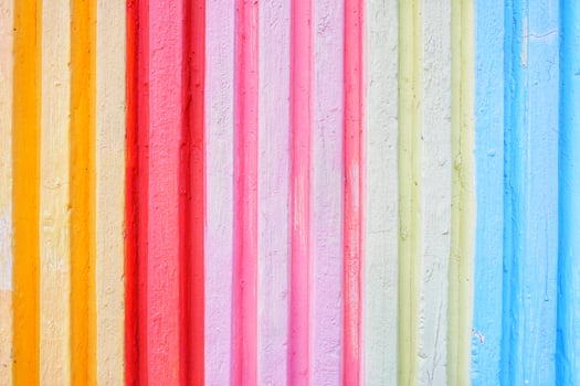 Vivid colourful vertical pattern wall photo