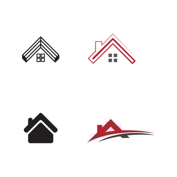Property and Construction Logo Design Set vector