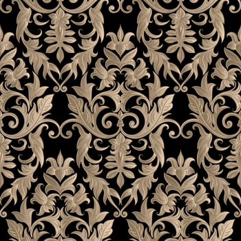 Damask Gold Pattern vector