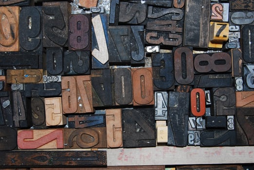 Letters and fonts photo