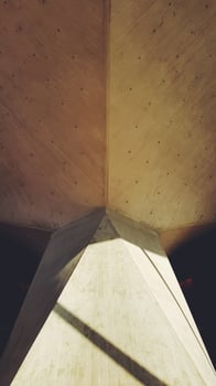 Abstract wooden cathedral architecture photo