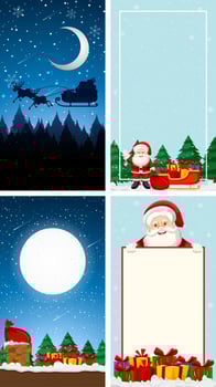Background Templates with Christmas Theme vector