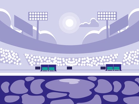 Pool for diving competition  vector