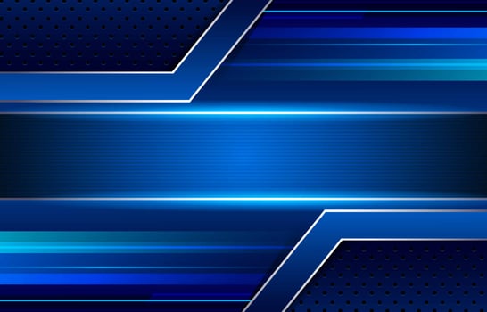 Abstract Dynamic Blue Background vector