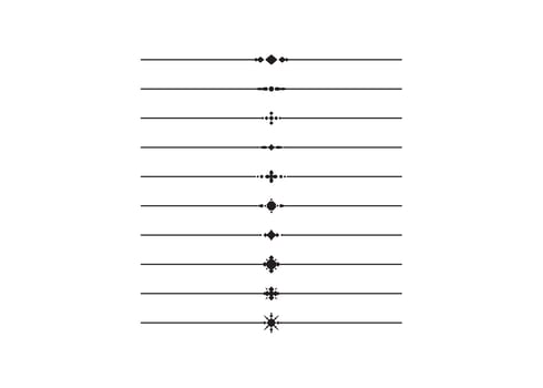Decorative line ornament  vector