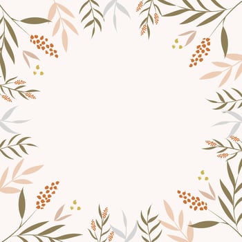Moderm floral background vector