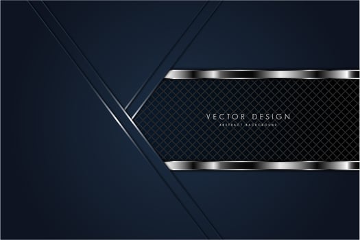Dark blue metallic texture with dark space vector