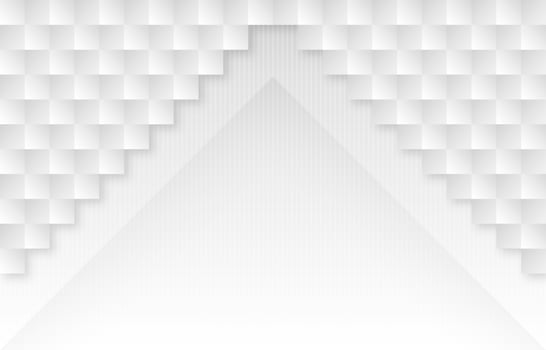 Geometric Abstract White Background vector
