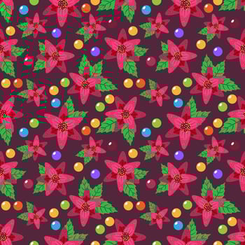Floral pattern design vector