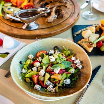 Fresh greek salad  photo