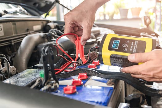Car battery charger photo