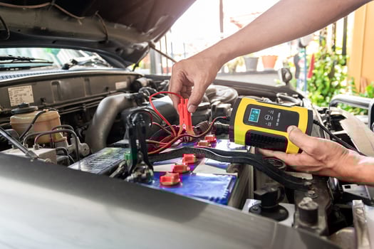 Car battery charger photo