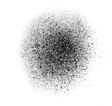 Black spray paint splatter photo