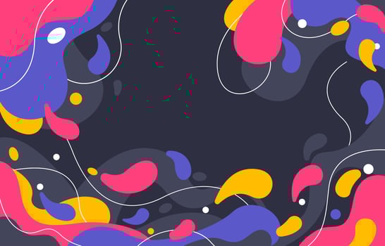 A Flow Liquid Color Landscape Background vector