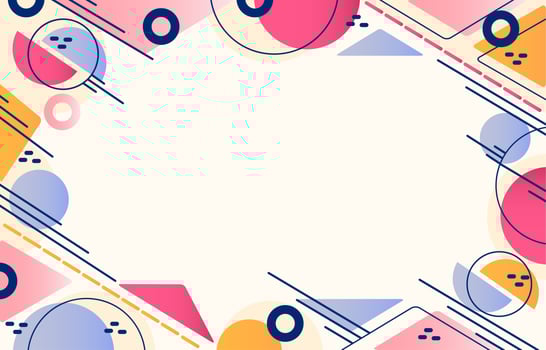 Abstract Background with Geometric Shapes vector