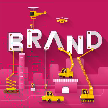 Engineering building text Brand vector