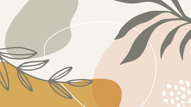 Abstract Background with Organic Shapes and Branches vector