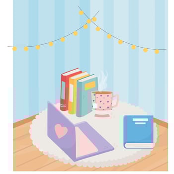 Cozy home interior vector