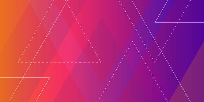 Modern gradient polygon shapes template vector
