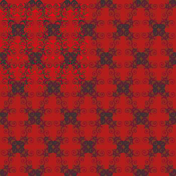 Colorful ornamental background pattern vector
