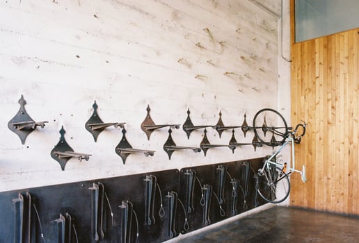 San Francisco, CA, 2020 - Mounted bike rack photo