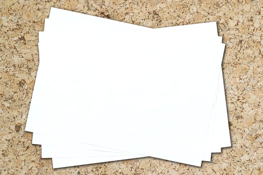 Isolated white paper background photo