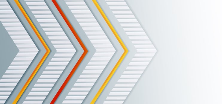 Abstract template with arrows vector