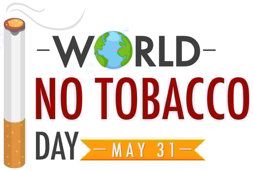 World No Tobacco Day Poster vector