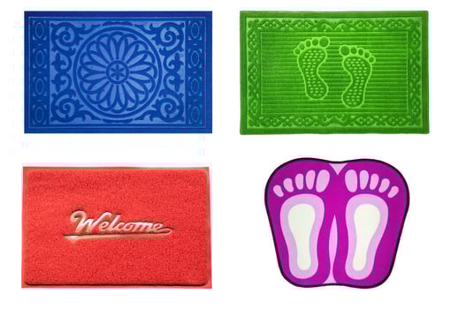 Colorful doormat for house and office photo