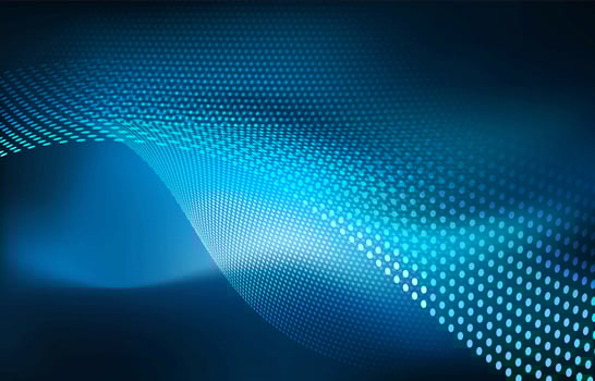 Modern Abstract Blue Halftone Background vector