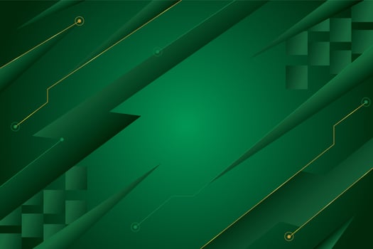 Green Background with Zig Zag Effect vector