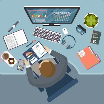Auditing Tax process vector