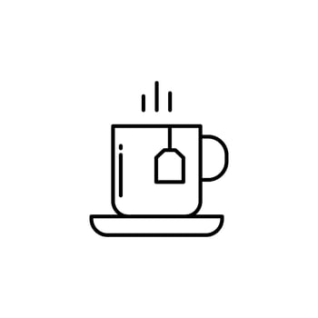 Tea Cup icon vector