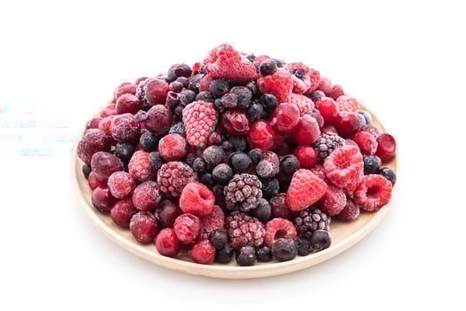 A bowl of mixed berries photo