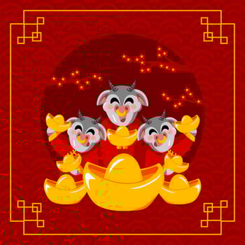 Chinese New Year OX vector