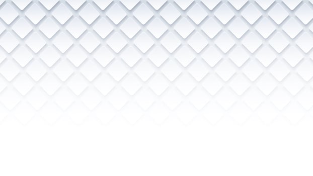 White geometric square background vector