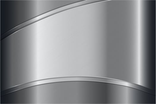 Modern silver metallic background vector