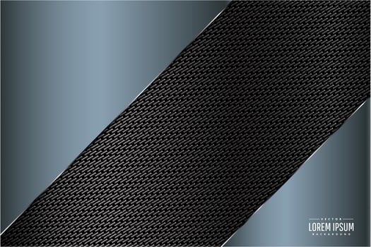 Modern grey metallic background vector