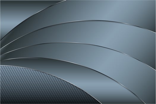 Modern grey metallic background vector