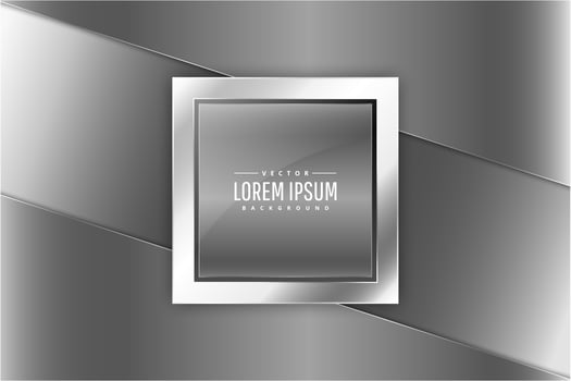 MModern silver metallic background vector