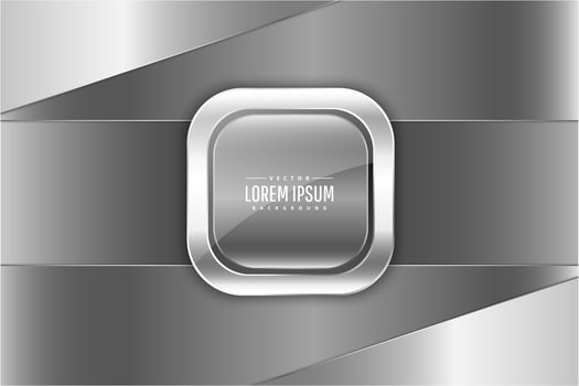 MModern silver metallic background vector
