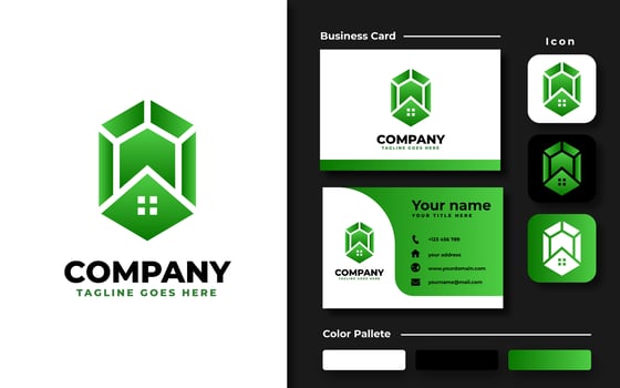 Emerald Logo concept vector