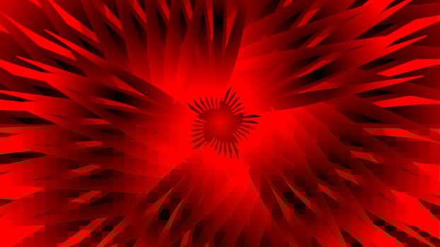 Abstract symmetrical kaleidoscope stars vector
