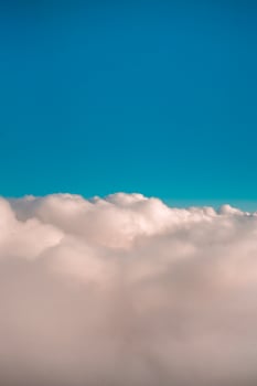 Cloudy sky above photo