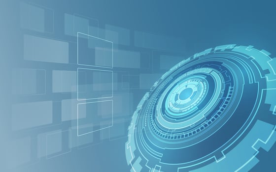 tech sci fi digital futuristic concept background vector